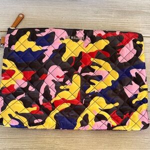 MZ Wallace Multicolor Quilted Pouch